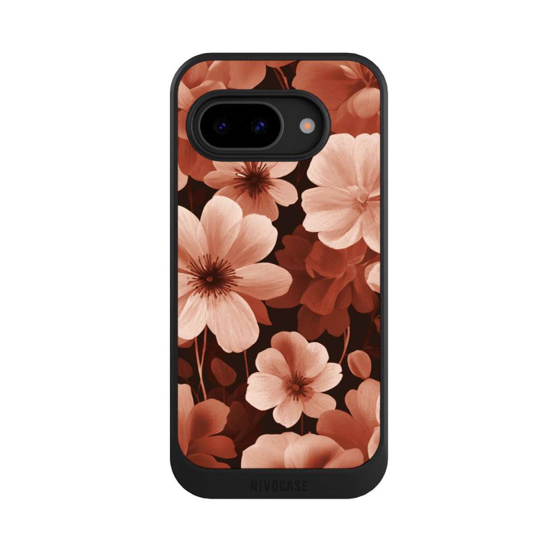 Pixel 9a NIVOcore Rote Negativblumen mit KI