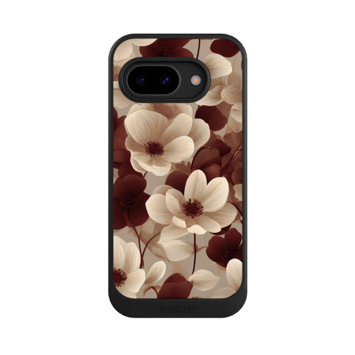 Google Pixel 9a NIVOcore Naturfarbenes Blumenmuster mit KI