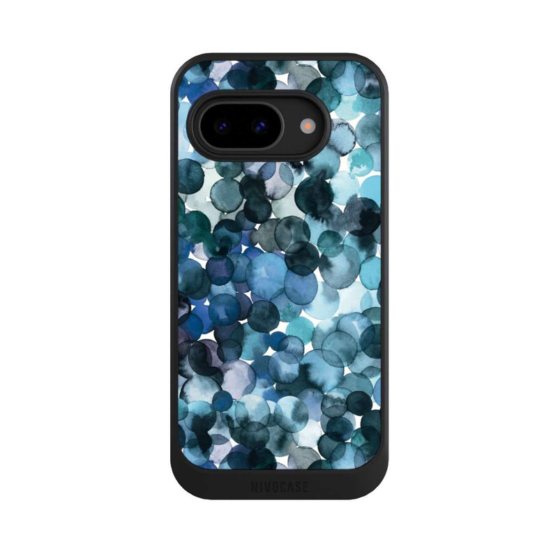 Pixel 9a NIVOcore Watercolor Dots Blue Pattern