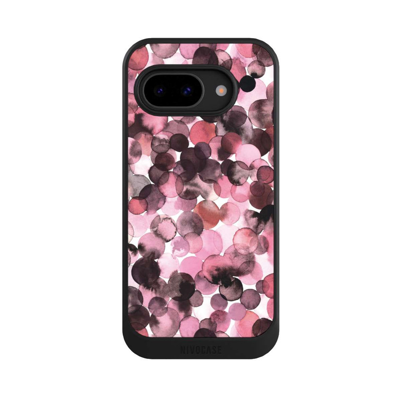 Pixel 9a NIVOcore Purple Dots Watercolor
