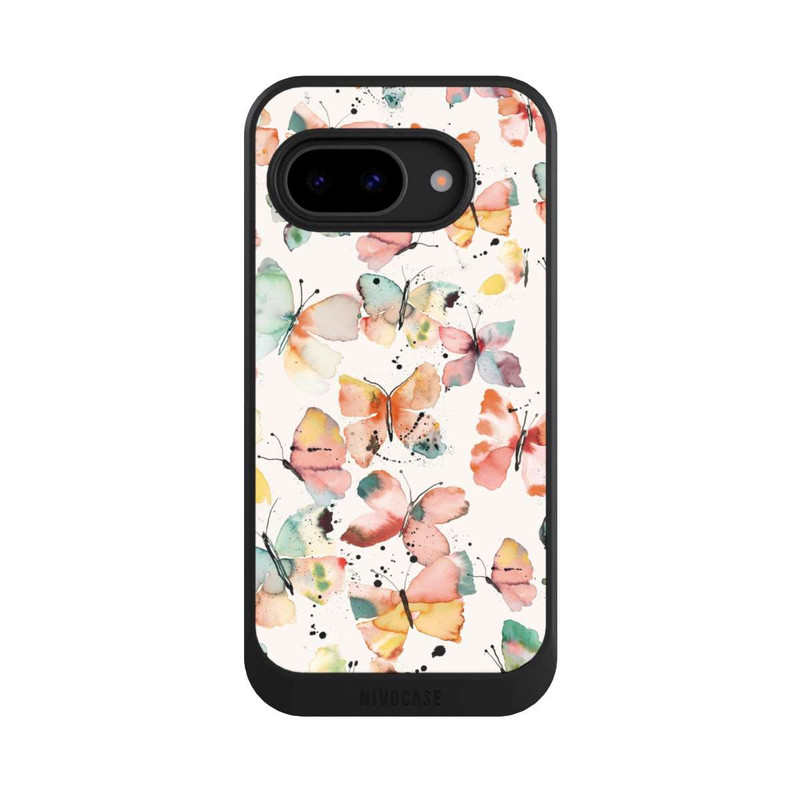 Pixel 9a NIVOcore Butterflies Watercolor Pattern