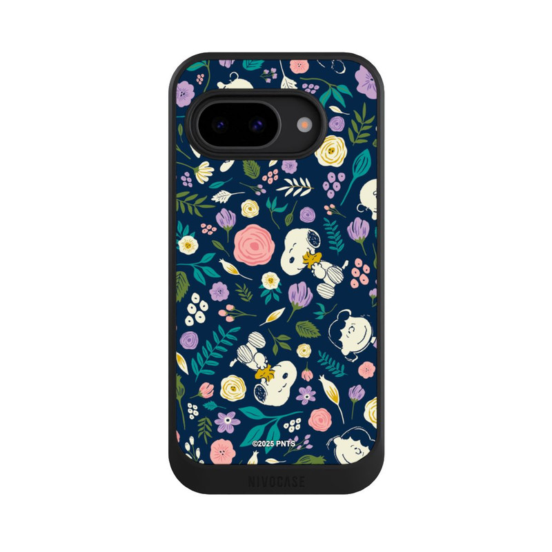 Pixel 9a NIVOcore Peanuts Dark Flower Pattern