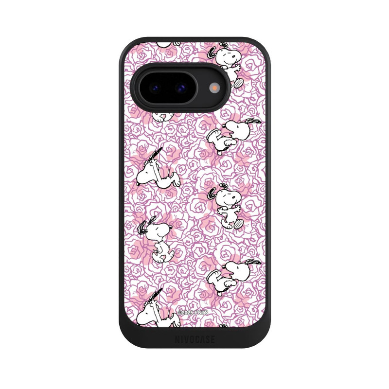Pixel 9a NIVOcore Peanuts Pink Roses Pattern