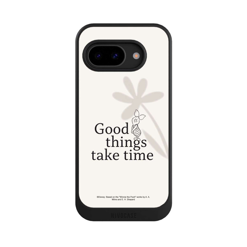 Pixel 9a NIVOcore Good Things Take time Piglet