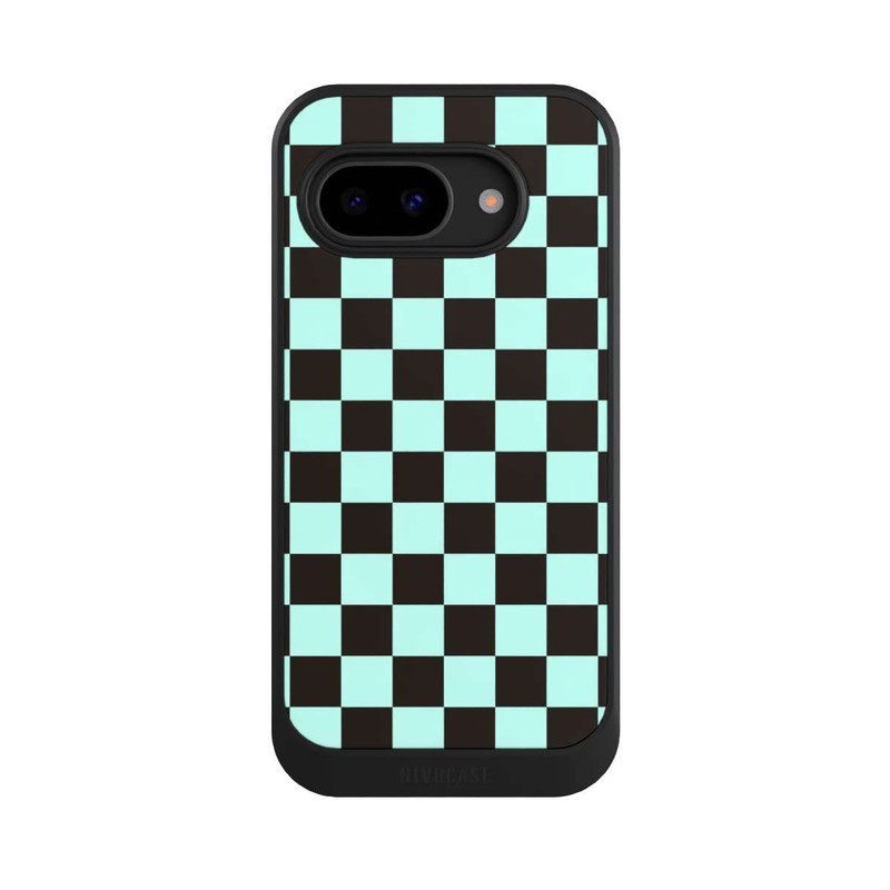 Pixel 9 a NIVOcore Schachbrett Braun Blau