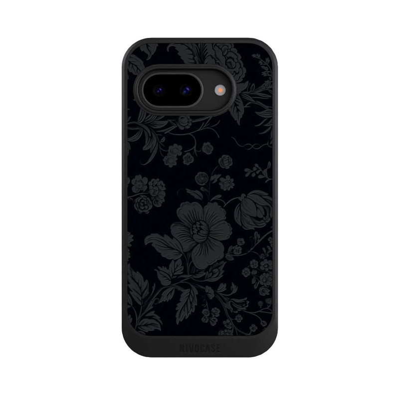 Pixel 9a NIVOcore Dunkle Blumen Vintageoptik