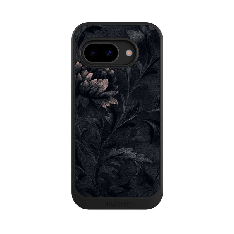Pixel 9a NIVOcore Flower Pattern Dark Vintage