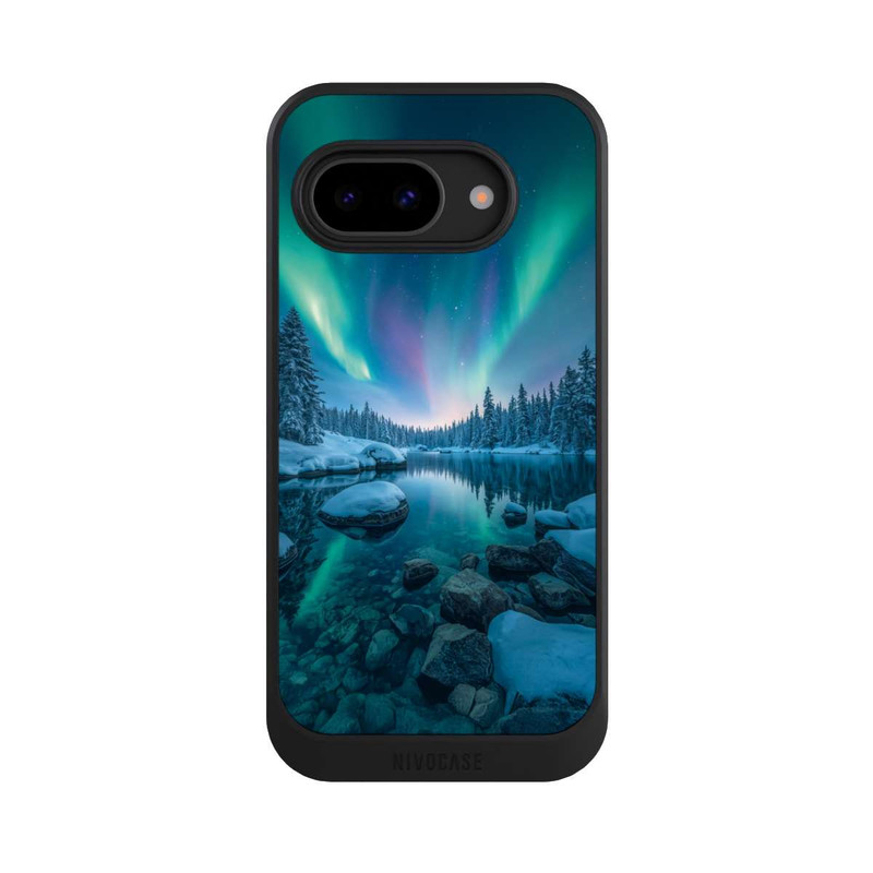 Pixel 9a NIVOcore Aurora Borealis Glow with AI