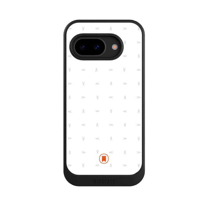Pixel 9 a NIVOcore Nivocase Muster Weiss Grau