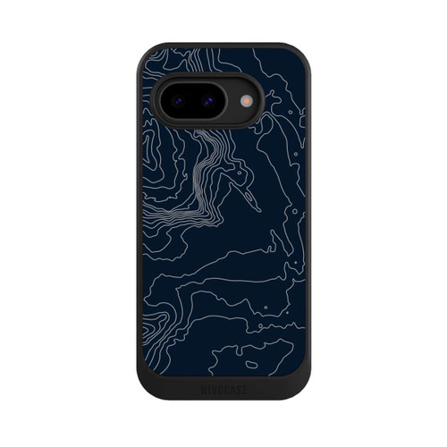Google Pixel 9a NIVOcore Berg Höhenlinien Dunkel