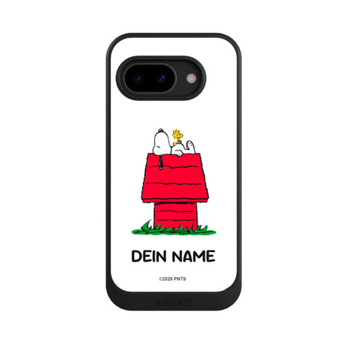Google Pixel 9a NIVOcore Snoopy and Woodstock Classic Personalisierbar