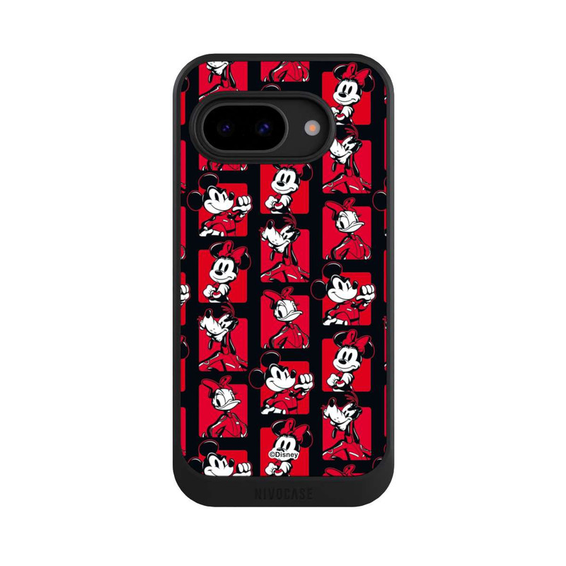 Pixel 9a NIVOcore Micky Maus Racing Muster Rot