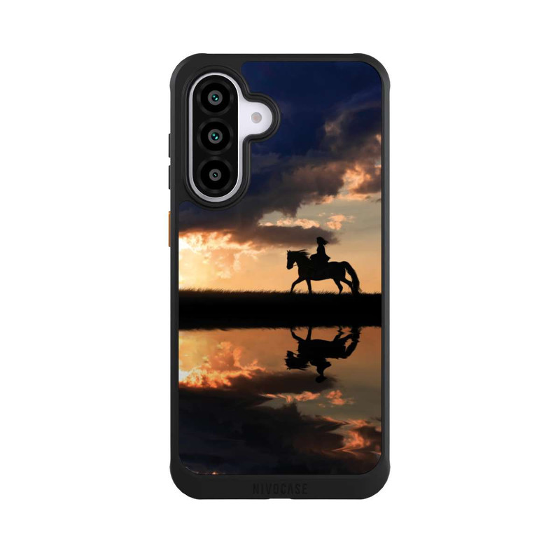 Galaxy A56 5G NIVOcore Randonnée à Cheval au Crépuscule