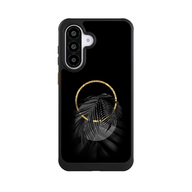 Galaxy A56 5G NIVOcore tropische Blätter schwarz