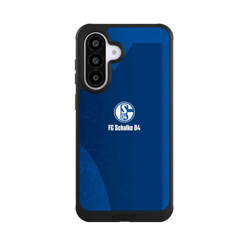 Samsung Galaxy A56 5G NIVOcore Schalke 04 Blauer Hintergrund Mit Logo