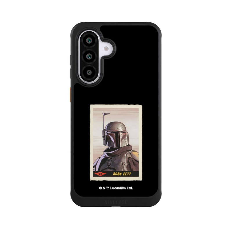 Galaxy A56 5G NIVOcore Boba Fett Badges Schwarzer Hintergrund