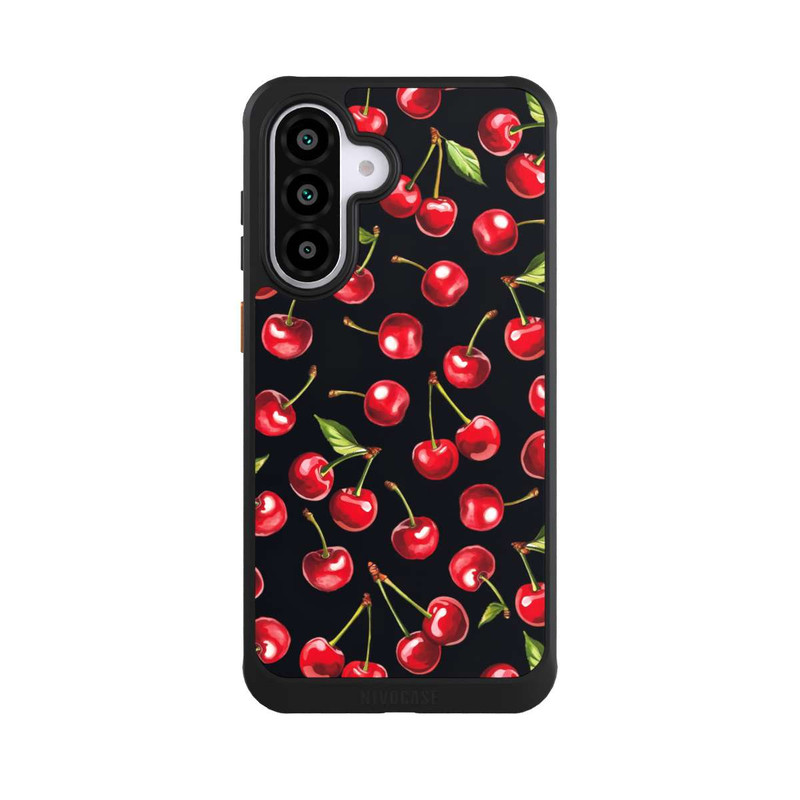 Galaxy A56 5G NIVOcore Cherry Pattern Black with AI