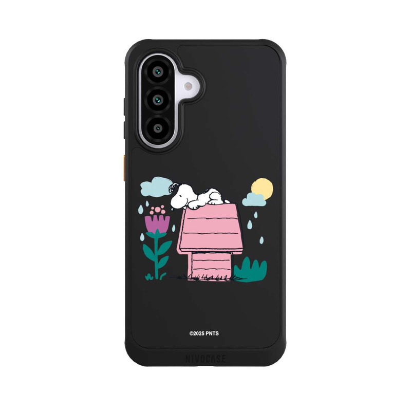 Galaxy A56 5G NIVOcore Snoopy Hundehütte Frühling transparent