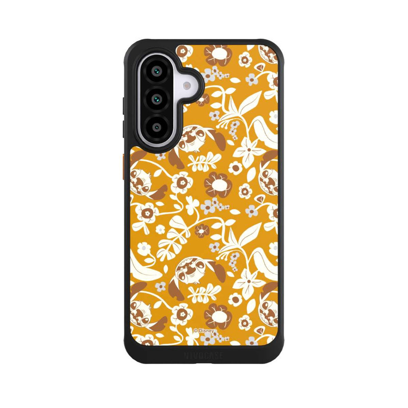 Galaxy A56 5G NIVOcore Stitch Floral Mustard Pattern
