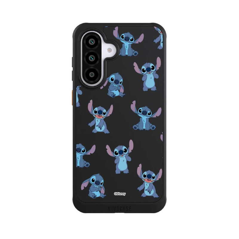 Galaxy A56 5G NIVOcore Stitch Faces Pattern Transparent