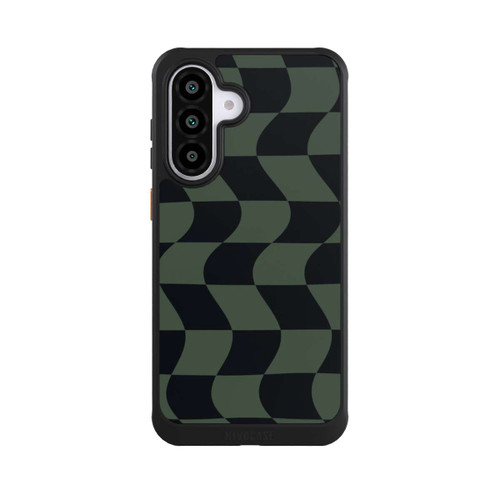 Samsung Galaxy A56 5G NIVOcore Checked Pattern Green Black