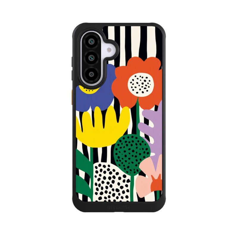 Galaxy A56 5G NIVOcore Flowers Striped Background