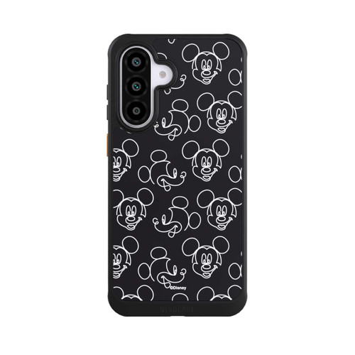 Samsung Galaxy A56 5G NIVOcore Disney Mickey Faces Black Line Art Pattern
