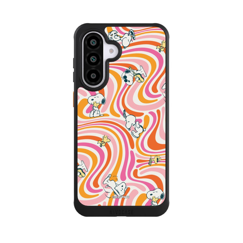 Galaxy A56 5G NIVOcore Peanuts Hippie Pattern Orange