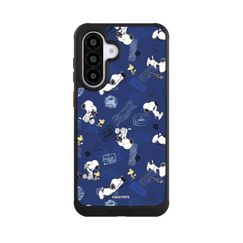 Samsung Galaxy A56 5G NIVOcore Peanuts Travel Stamps Pattern Blue
