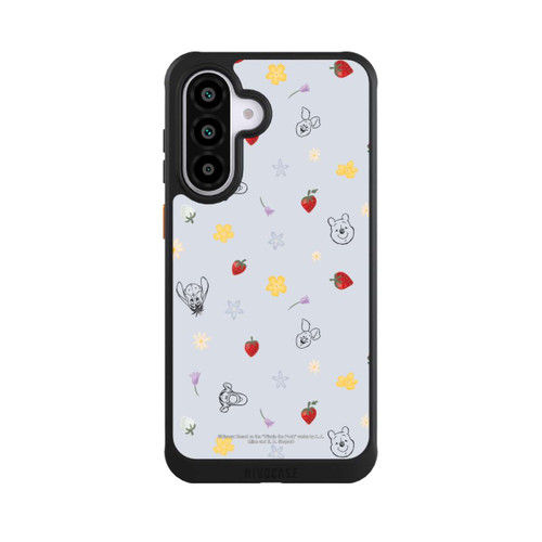 Samsung Galaxy A56 5G NIVOcore Winnie Puuh und Freunde Erdbeer Muster Blau