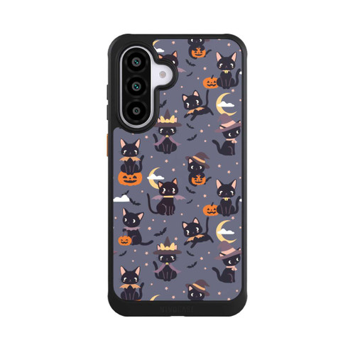 Samsung Galaxy A56 5G NIVOcore Cute Halloween Witch Cats and Pumpkins