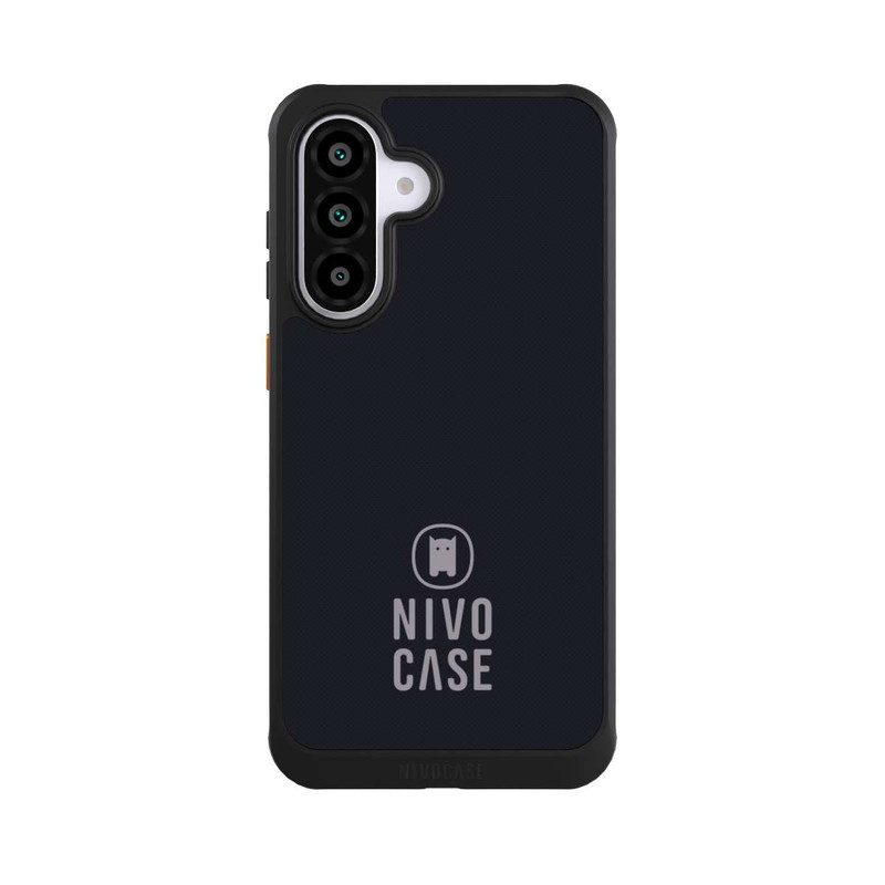 Galaxy A56 5G NIVOcore Nivocase Logo Schwarz Grau