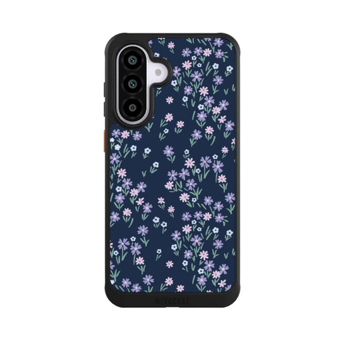 Samsung Galaxy A56 5G NIVOcore Thème Floral Bleu Foncé