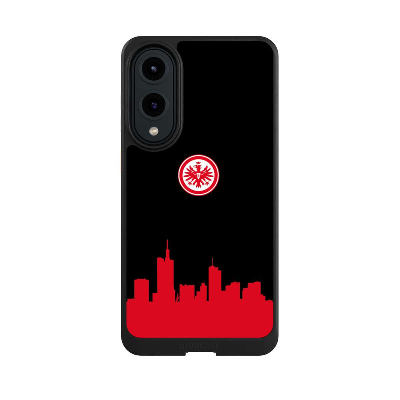 Galaxy S25 Edge NIVOcore Eintracht Frankfurt Skyline Rot