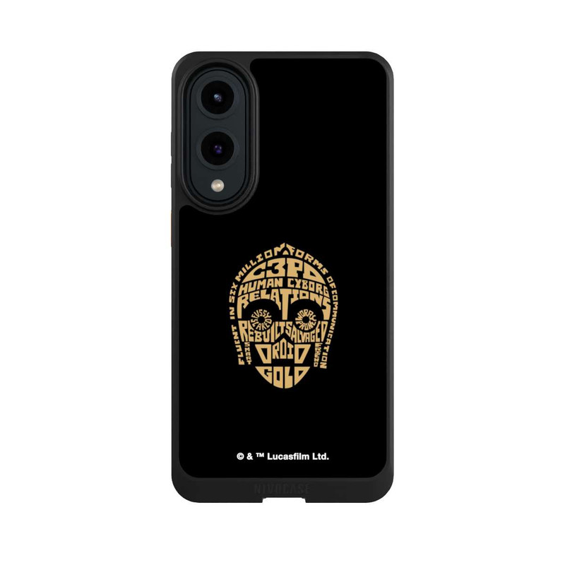 Galaxy S25 Edge NIVOcore C3PO Typo Graphique