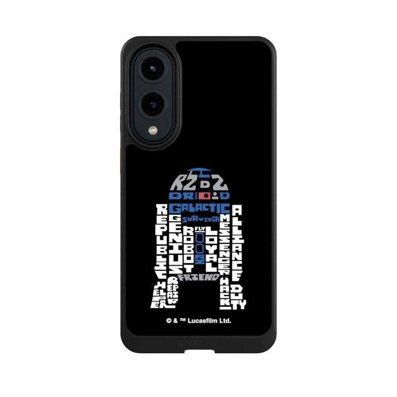 Galaxy S25 Edge NIVOcore R2-D2 Typo Grafisch