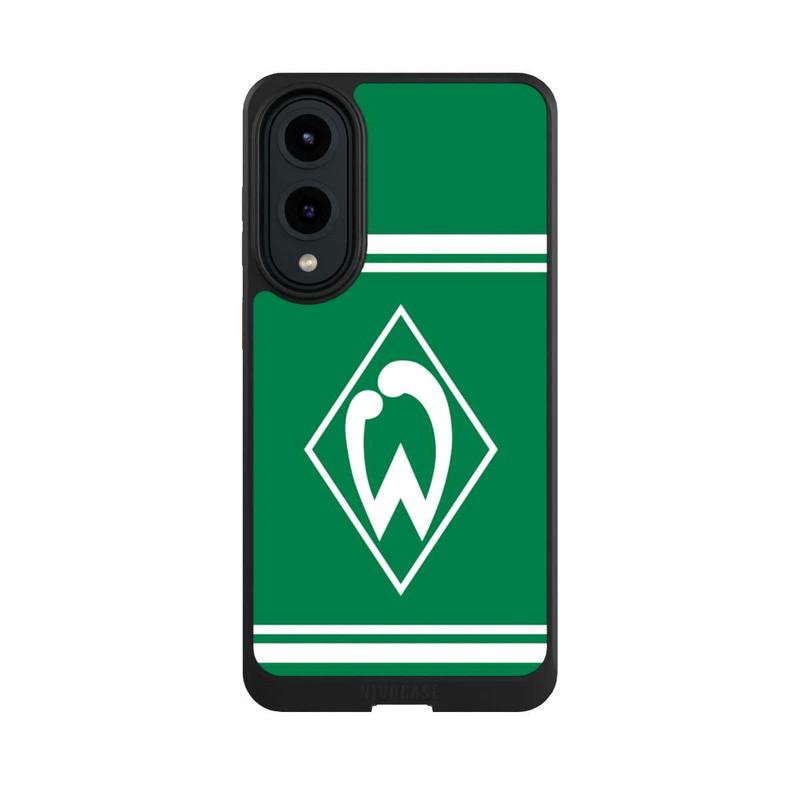 Galaxy S25 Edge NIVOcore Werder Stripes Green