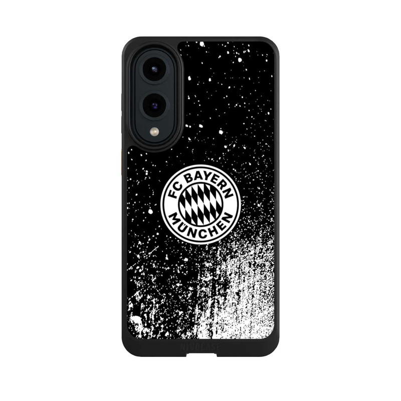 Galaxy S25 Edge NIVOcore Splatter Schwarz - FCB