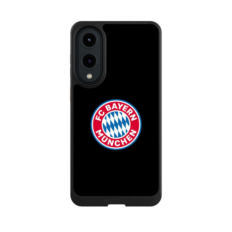 Galaxy S25 Edge NIVOcore FCB Logo auf Schwarz
