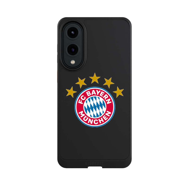 Galaxy S25 Edge NIVOcore Logo FCB avec Étoiles - sans Fond