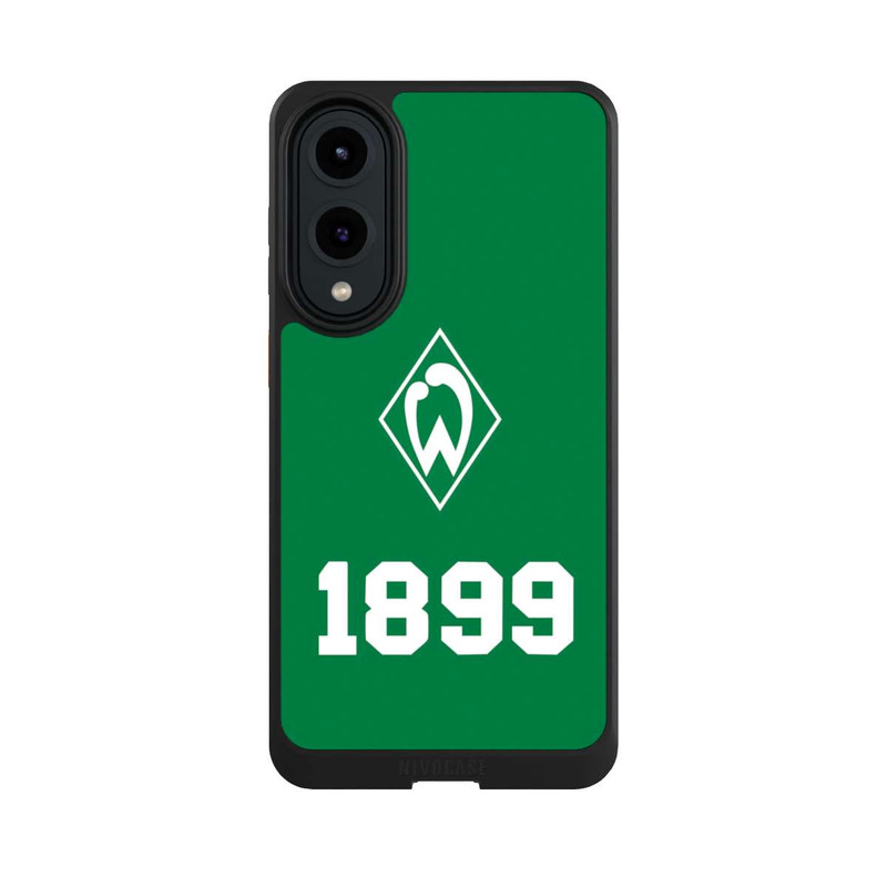 Galaxy S25 Edge NIVOcore 1899 Grün-Weiß Lebenslang Grün - Werder Bremen