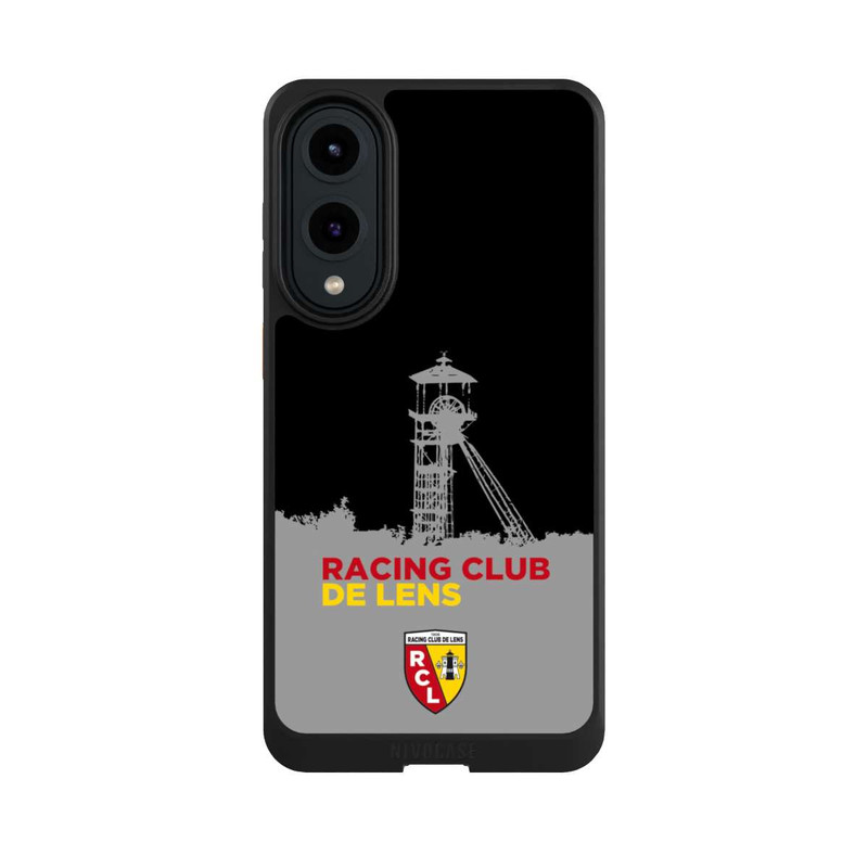 Galaxy S25 Edge NIVOcore RC Lens Turm Schwarz-Grau
