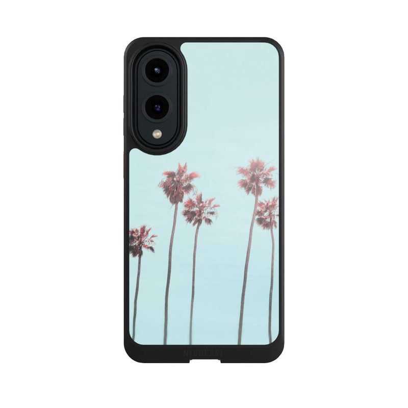 Galaxy S25 Edge NIVOcore Hellrosa Strandpalme Paradies