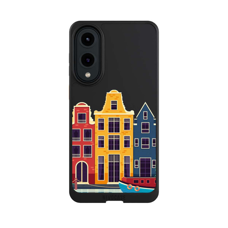 Galaxy S25 Edge NIVOcore Amsterdam Transparent