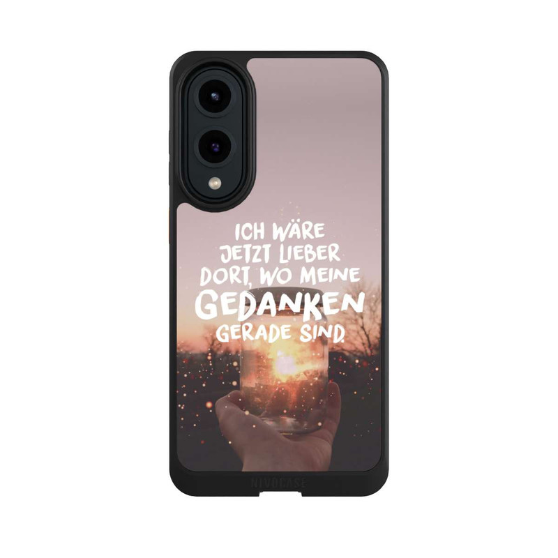 Galaxy S25 Edge NIVOcore Ich Wäre Jetzt Lieber Dort