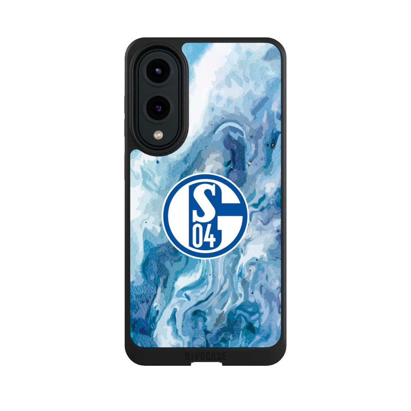 Galaxy S25 Edge NIVOcore Schalke 04 Flüssig Blau