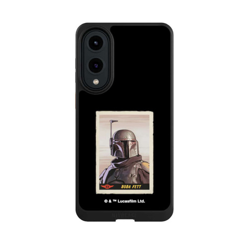 Samsung Galaxy S25 Edge NIVOcore Boba Fett Badges Schwarzer Hintergrund