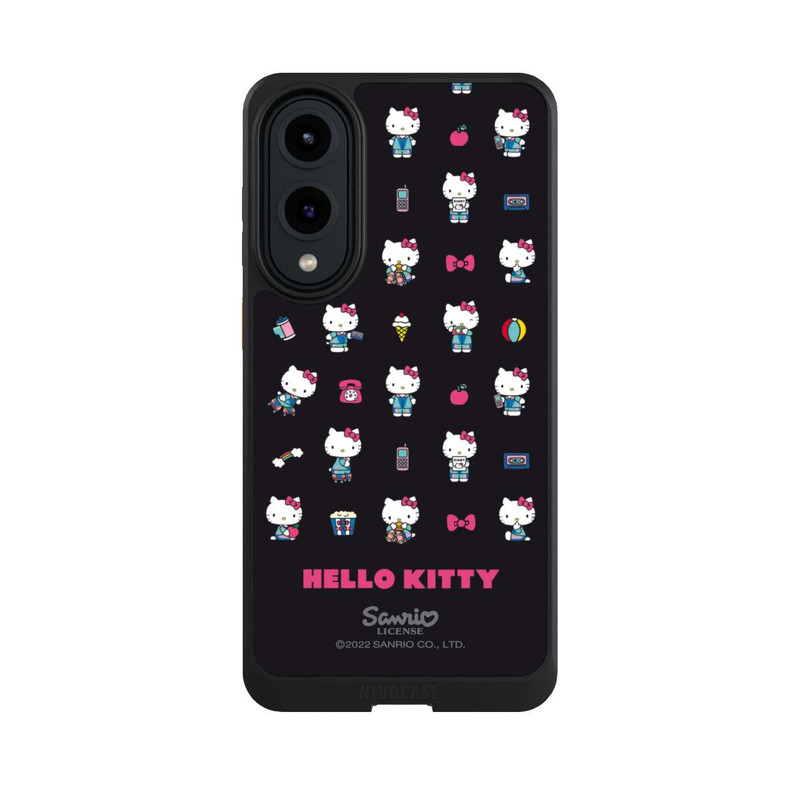Galaxy S25 Edge NIVOcore Hello Kitty 90s noir