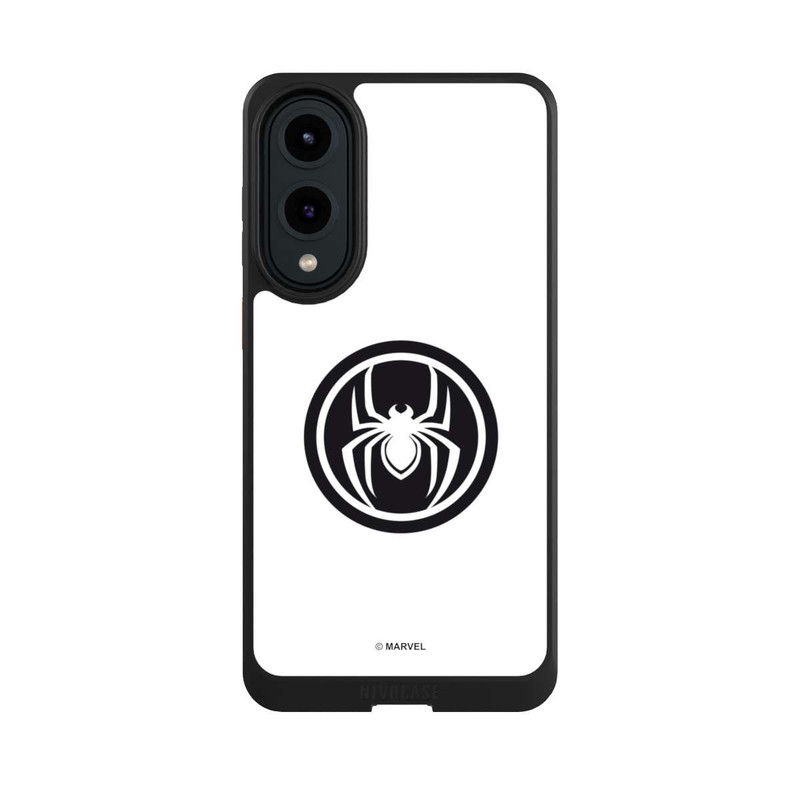 Galaxy S25 Edge NIVOcore Spider-Man Spider Logo White