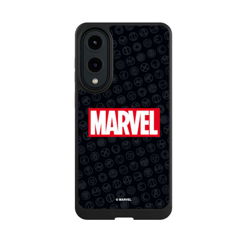 Samsung Galaxy S25 Edge NIVOcore Marvel Logo Black Red 